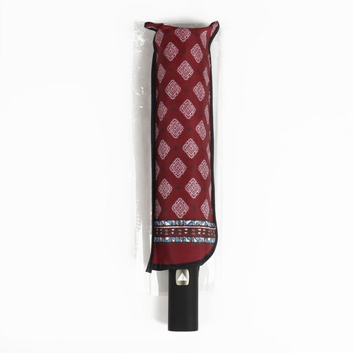 Зонт полуавтоматический Орнамент, эпонж, 3 сложения, 8 спиц, R = 48 см, цвет МИКС - Simaland фото 7