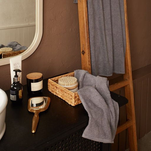 Полотенце махровое Экономь и Я 70х140 см, цвет серый, 100% хлопок, 350 гр/м2  фото 7