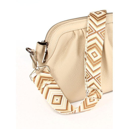 Плечевой ремень (стропа) ADEL-239/регулируемый, макс длина 150см, бежевый ромб 265779 - Adelia фото 3