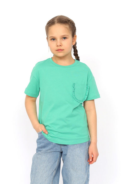 CRB wear/ CSKG 63794-37-397 Футболка для девочки,зеленый/Ex.Cherubino