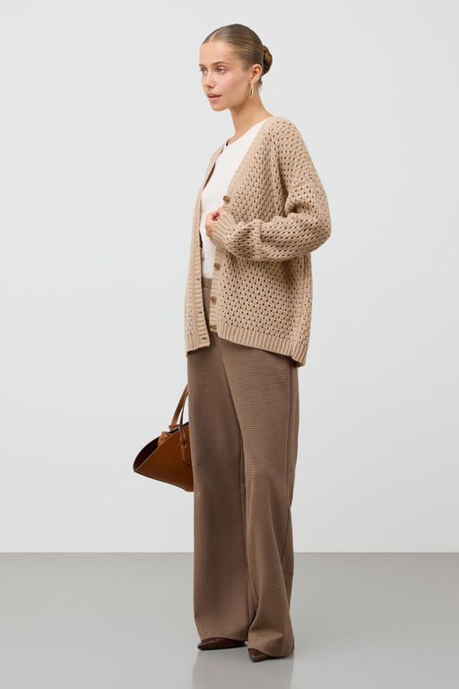 ЕВ 30229/ш/бежевый кардиган жен