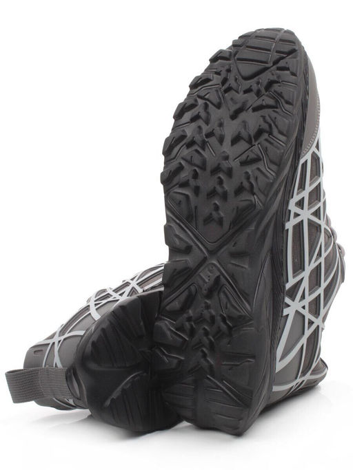 03-33081BK-7 GREY Кроссовки мужские (натуральная кожа (нубук), текстиль)