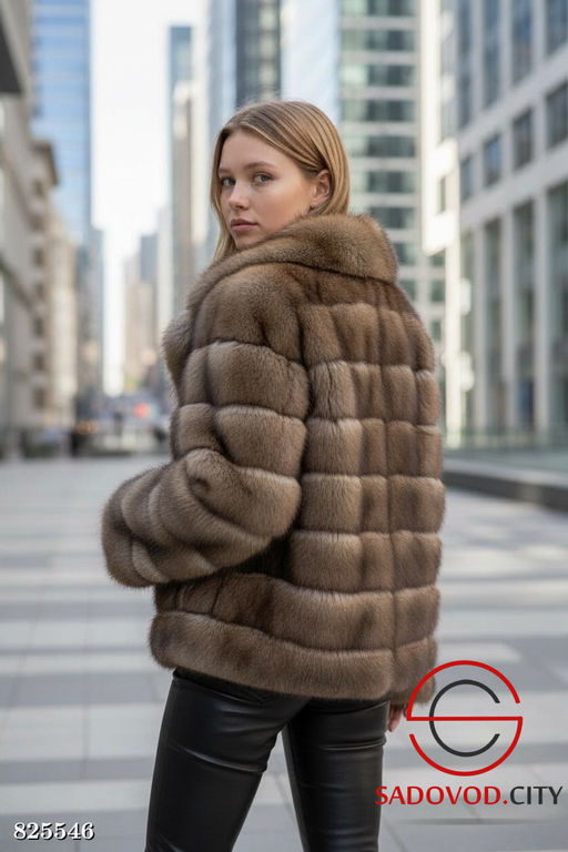 Шуба женская из искусственного меха