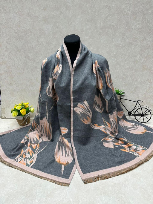 Мягкий палантин из кашемира мультицвет