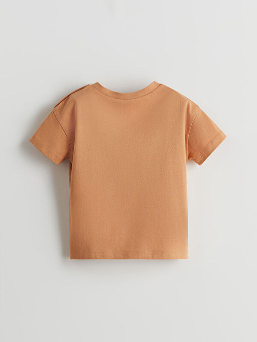 Bask?l? Erkek Bebek Ti??rt ve ?ort 2li