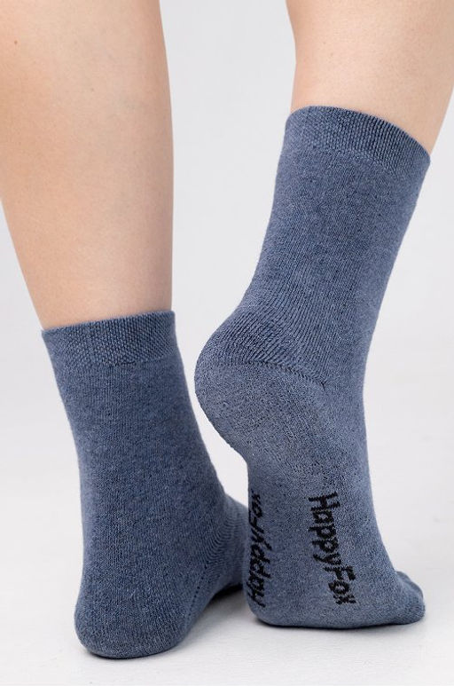Носки однотонные махровые 2 пары Happyfox