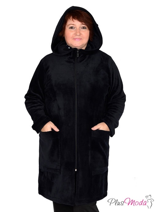 Куртка-толстовка Модель №496 размеры 44-84 - Plusmoda фото 3