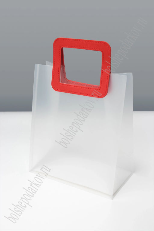Пакет подарочный 23*27*13 см (12 шт) SF-8122, красный