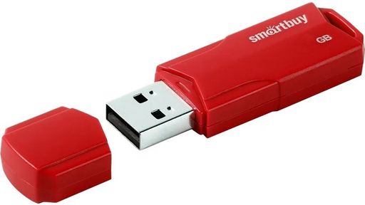 Флеш-накопитель 64Гб "Smartbuy CLUE" Red (SB64GBCLU-R)