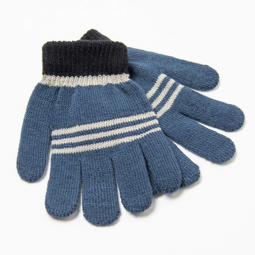 Перчатки детские, цвет синий, размер 14 - Rossini фото 2