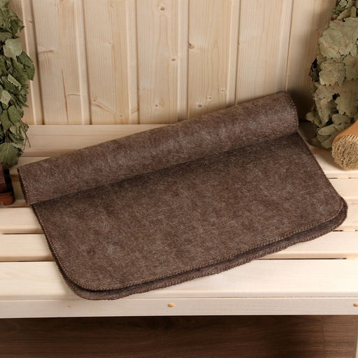 Лежак для бани Классический, войлок, темный, 150х50см - Добропаровъ фото 18