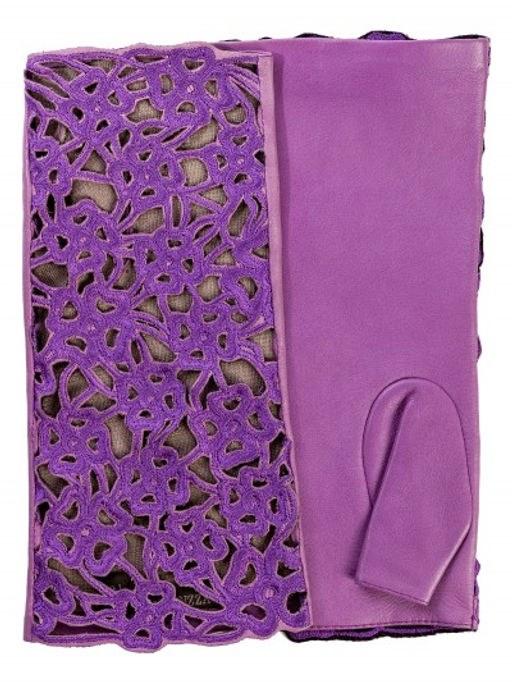 Перчатки женские ш/п F-0160 l.violet - Eleganzza фото 17