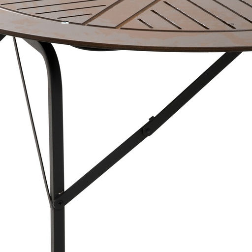 Набор садовой мебели Бистро, 4 стула, круглый стол, коричневый - Simaland фото 3