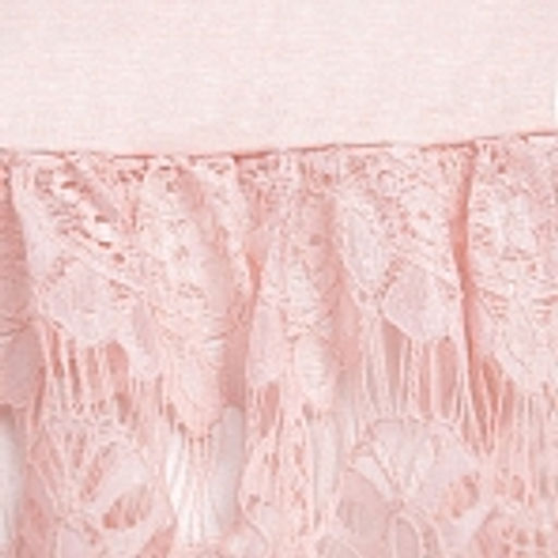 Платье комбинированное с кружевом, Доведу до мечты (soft pink) - Charutti фото 18
