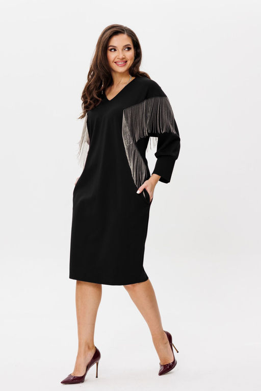 Платье INVITE 4083 черный дизайн - Mira fashion фото 73