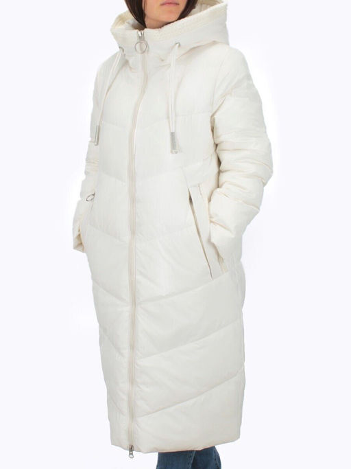 126 WHITE Пальто зимнее женское (200 гр. холлофайбер) - Fashion фото 3