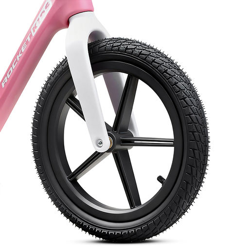 Беговел 14" Rocket, колеса надувные, рама нейлон, цвет розовый