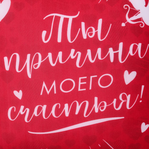 Подушка декоративная антистресс Причина моего счастья 23?21 см - Mni mnu фото 4