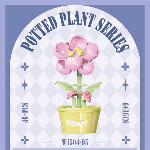 Конструктор "Цветок" (46 дет.) в коробке