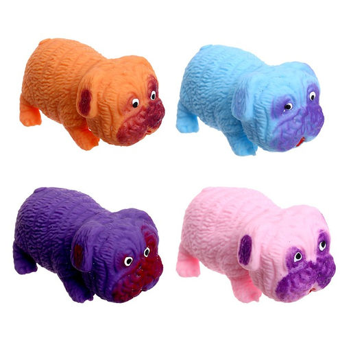 Мялка антистресс тянучка Funny toys «Собака», с песком, в шоубоксе, цвета МИКС