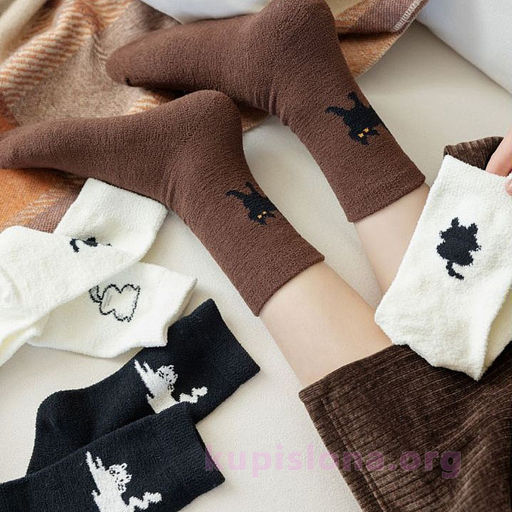 Шерстяные носки One cat - Купи слона фото 3