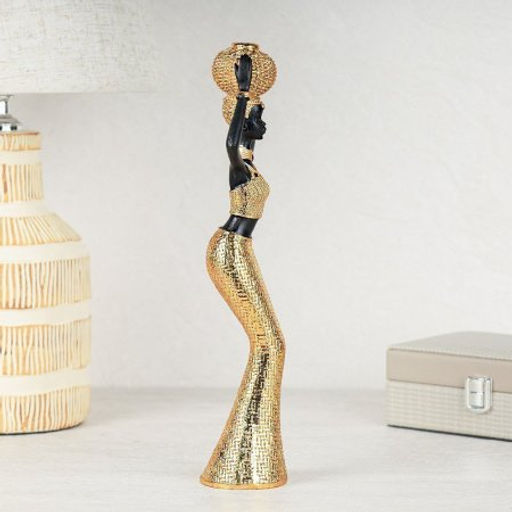 Статуэтка Африканка 10х6х28 / LY222319-A /уп 24/ - Галеонтрейд фото 4