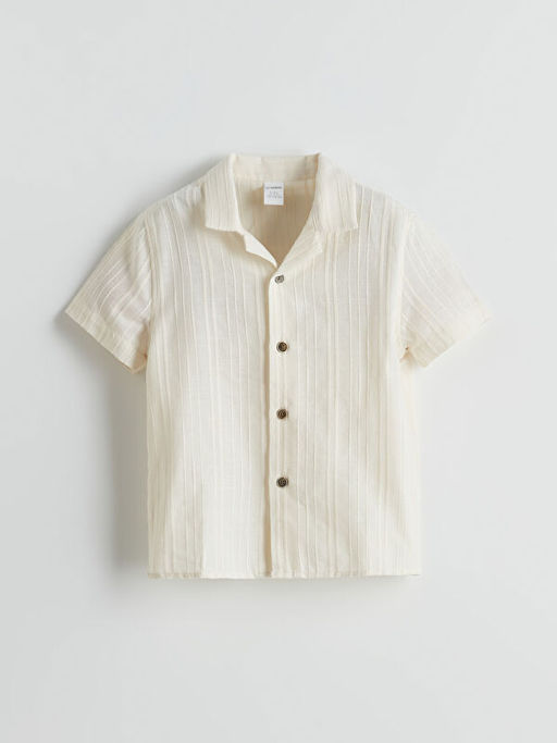 Resort Yaka Pamuklu Erkek ?ocuk G?mlek