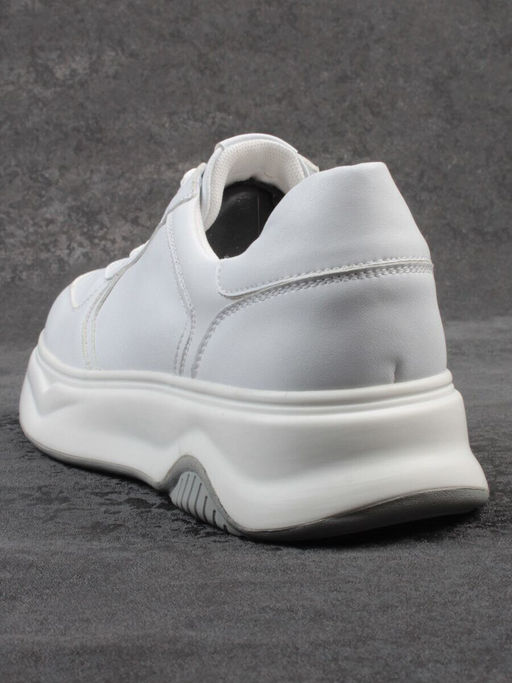 03-3062-2 WHITE Кроссовки женские (натуральная кожа)