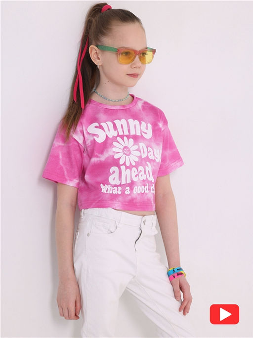 Укороченная футболка - Апрель фото 3