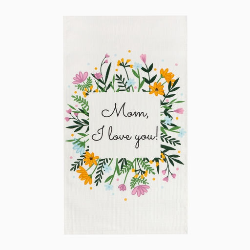 Набор полотенец кухонных «Доляна» Flowers mood, 35×60 см -2 шт., хлопок 100%, вафля 160 г/м²
