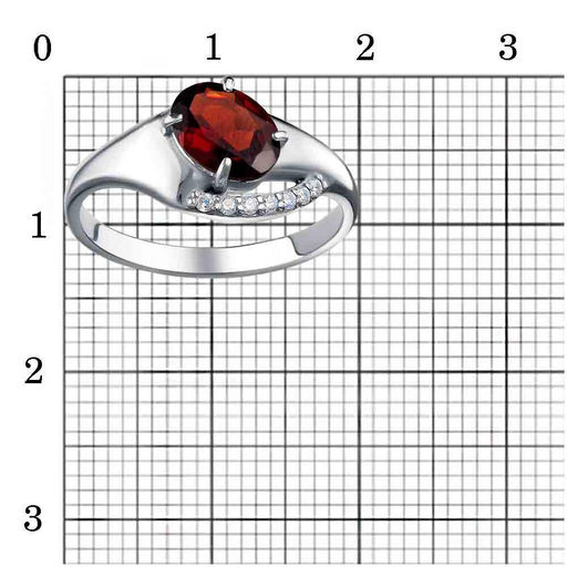 КОЛЬЦО 23115040ПлГр - Красная пресня фото 2