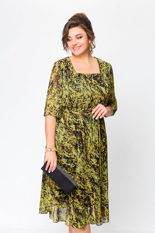 Блуза Swallow 803.2 черный+серебряный узор фото 1042