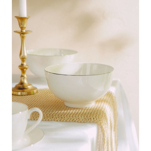 Салатники SL Home «Каскарон», 1.4 л, d=18 см, набор 2 шт., костяной фарфор, белые