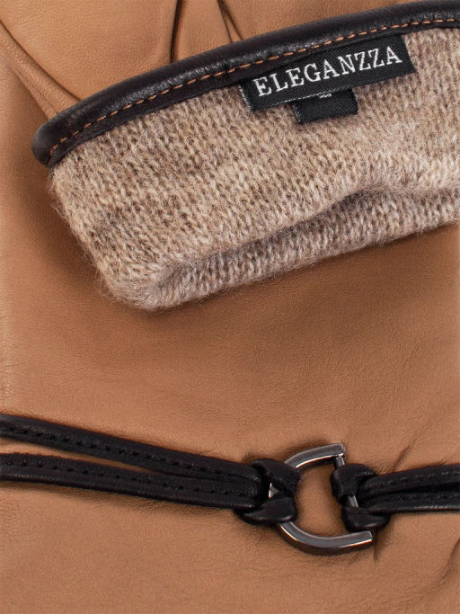 Перчатки женские ш+каш. IS01443 sand - Eleganzza фото 8