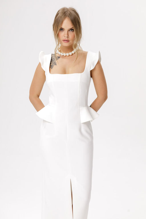 Платье Pirs 6638 молочный