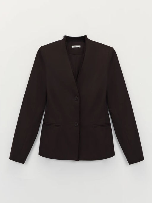 Приталенный жакет из хлопка / Zarina  фото 9