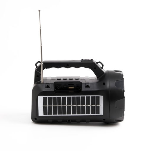 Фонарь аккумуляторный, 10 Вт, 1200 мАч, IPX5, Bluetooth, AUX, USB, радио, солнечная батарея 935058 - Simaland фото 4