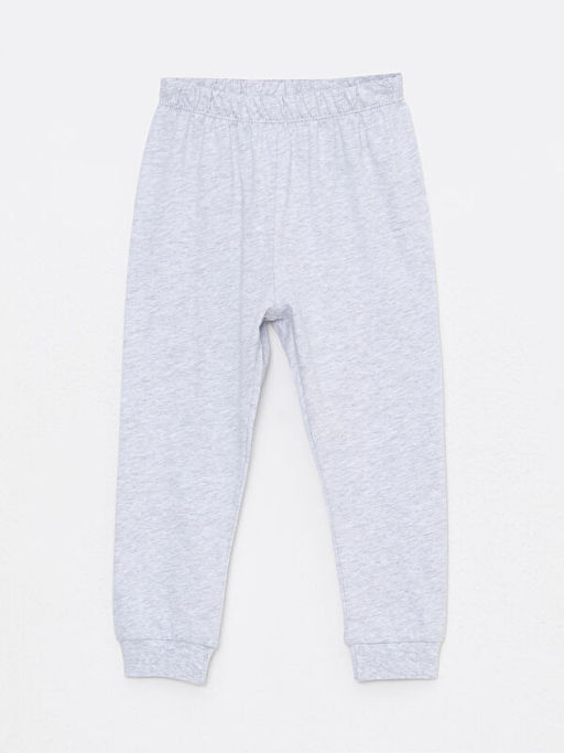 Bisiklet Yaka Uzun Kollu Bask?l? Erkek Bebek Pijama Tak?m - Waikiki фото 3