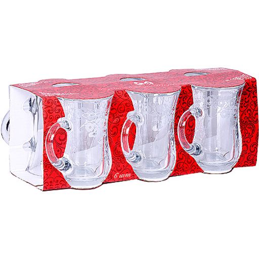 MS55411-07 Набор стаканов 6пр д/чая 140 мл Флер new (х8) - Mayer&boch фото 3