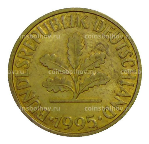 Монета 10 пфеннигов 1995 года D Германия