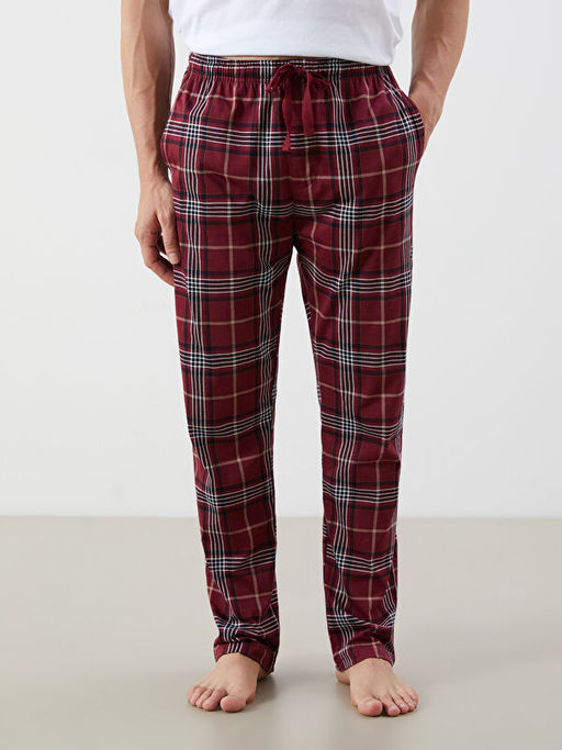 Standart Kal?p Ekose Erkek Pijama Alt