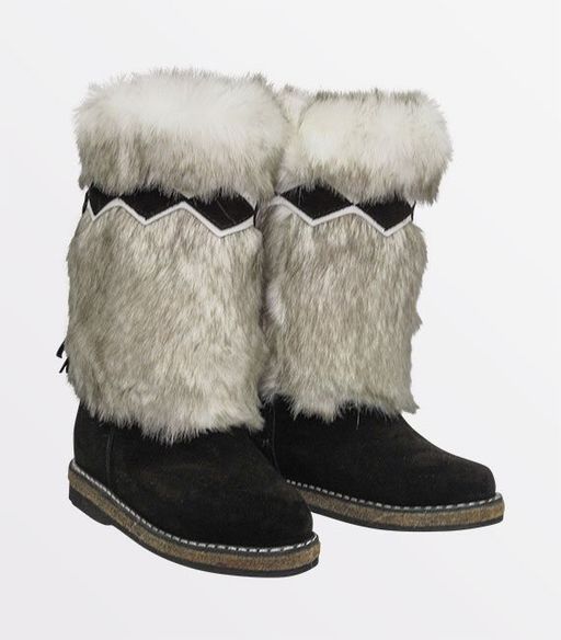 сапоги унты Песец, натуральная замша, натуральная овчина, войлочная подошва - Мирунт фото 2