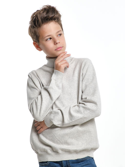 Джемпер (водолазка) 33-12240 св.серый