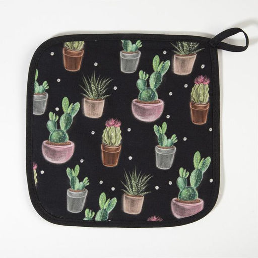 Набор кухонный Этель «Succulents» варежка-прихватка 20×27 см, прихватка 19×19 см, 100% хлопок