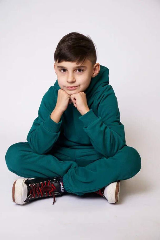 050П Детский костюм, изумруд - Knitka wear фото 4