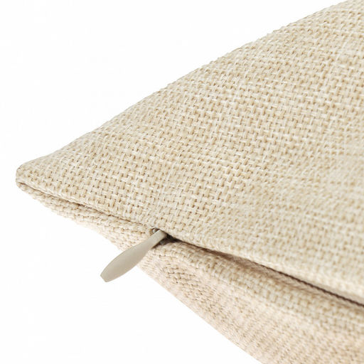 Наволочка декоративная на молнии 43х43см "Дерево любви" плотная ткань под лен, 100% полиэстер (Китай)