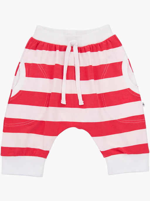 Бриджи в полосу UD 0164 красный - Mini maxi фото 5