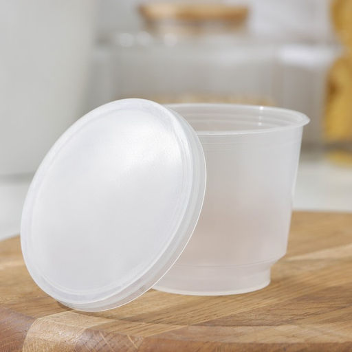 Цена за 10 шт. Контейнер пищевой, 250 мл, с герметичной крышкой