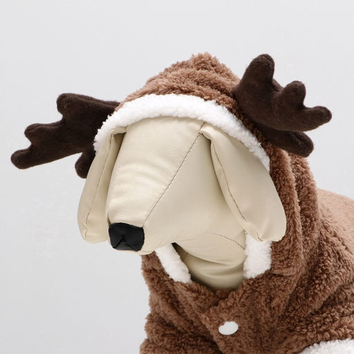 Новогодний костюм для животных Олень, S (ДС 20, ОГ 32 см), коричневый - Simaland фото 7