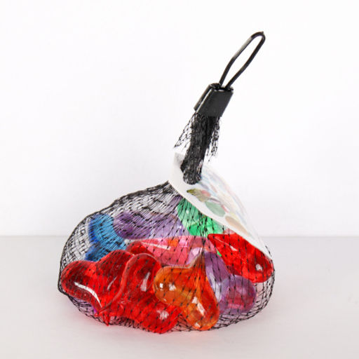 Декоративные камни 100 г Сердце / XM-91 /уп 200/ пластик - Галеонтрейд фото 4